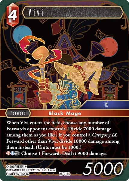 Image for Vivi (28-016L) (Dreamlike Oceans) - Final Fantasy TCG