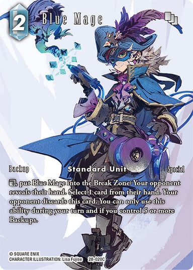 Image for Blue Mage (Full Art) (28-020C) (Dreamlike Oceans) - Final Fantasy TCG