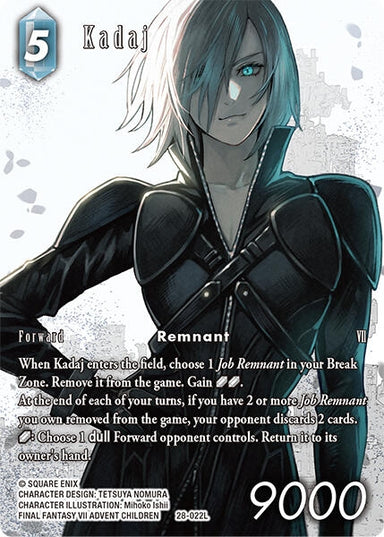 Image for Kadaj (Full Art) (28-022L) (Dreamlike Oceans) - Final Fantasy TCG