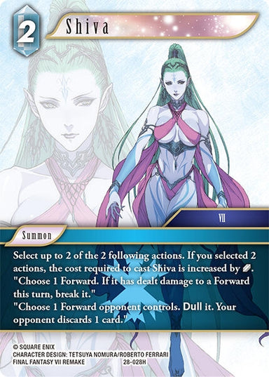 Image for Shiva (28-028H) (Dreamlike Oceans) - Final Fantasy TCG