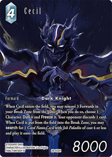 Image for Cecil (Full Art) (032) (28-032H) (Dreamlike Oceans) - Final Fantasy TCG