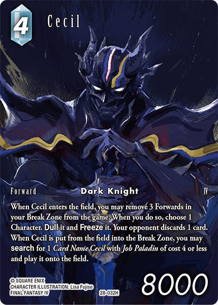 Image for Cecil (Full Art) (032) (28-032H) (Dreamlike Oceans) - Final Fantasy TCG