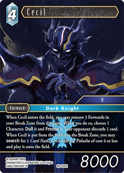 Image for Cecil (032) (28-032H) (Dreamlike Oceans) - Final Fantasy TCG