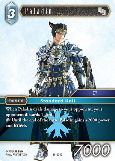 Image for Paladin (28-034C) (Dreamlike Oceans) - Final Fantasy TCG