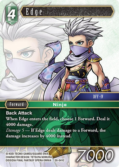 Image for Edge (28-041C) (Dreamlike Oceans) - Final Fantasy TCG