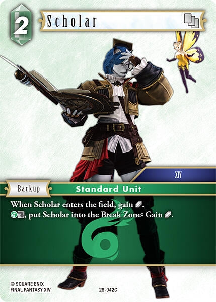 Image for Scholar (28-042C) (Dreamlike Oceans) - Final Fantasy TCG