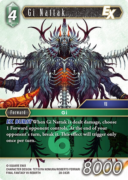 Image for Gi Nattak EX (28-043R) (Dreamlike Oceans) - Final Fantasy TCG