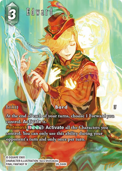 Image for Edward (Full Art) (28-044H) (Dreamlike Oceans) - Final Fantasy TCG
