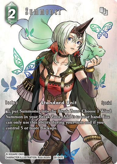 Image for Summoner (Full Art) (28-047C) (Dreamlike Oceans) - Final Fantasy TCG