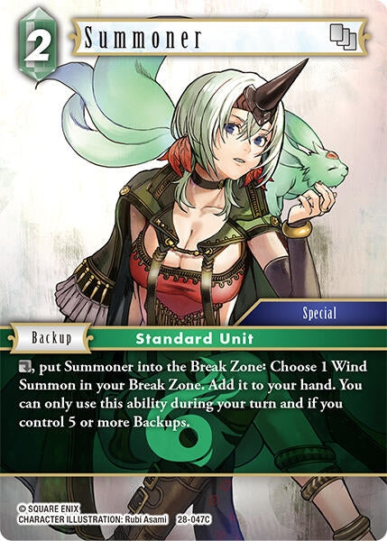 Image for Summoner (28-047C) (Dreamlike Oceans) - Final Fantasy TCG