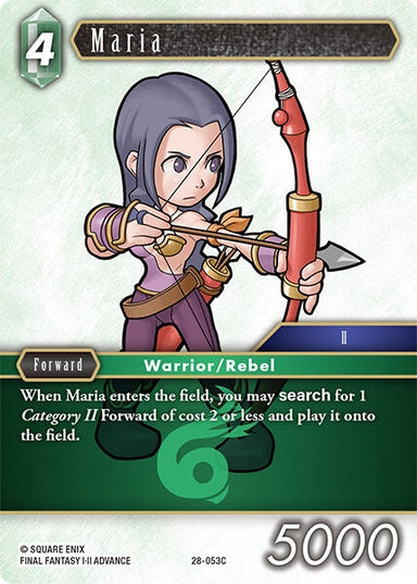 Image for Maria (28-053C) (Dreamlike Oceans) - Final Fantasy TCG