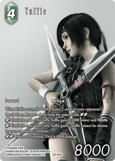 Image for Yuffie (Full Art) (28-054L) (Dreamlike Oceans) - Final Fantasy TCG