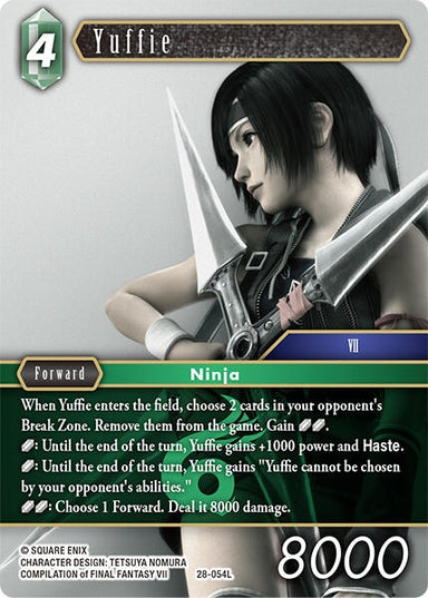 Image for Yuffie (28-054L) (Dreamlike Oceans) - Final Fantasy TCG