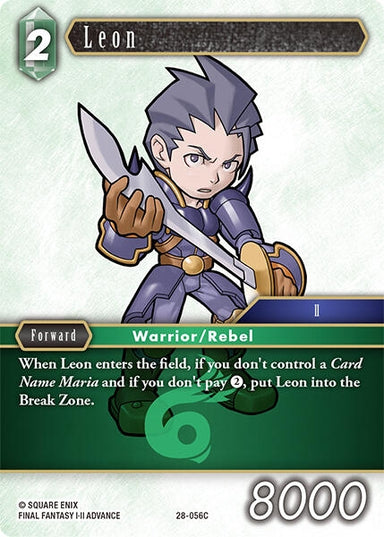 Image for Leon (28-056C) (Dreamlike Oceans) - Final Fantasy TCG