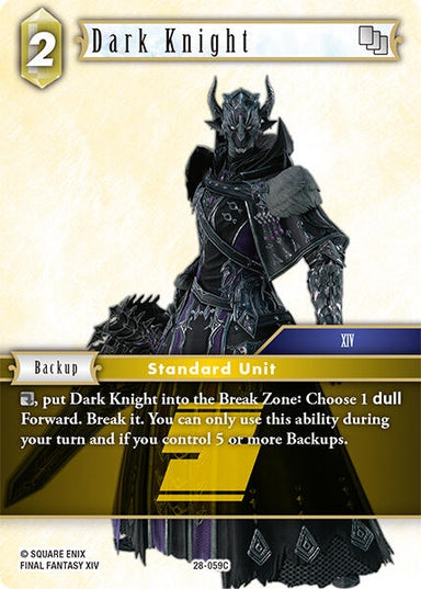 Image for Dark Knight (28-059C) (Dreamlike Oceans) - Final Fantasy TCG