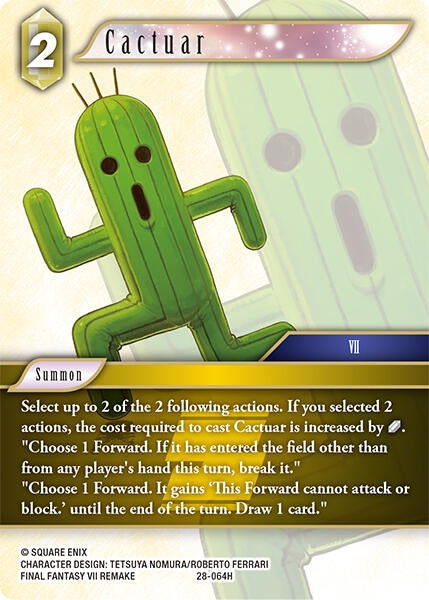 Image for Cactuar (28-064H) (Dreamlike Oceans) - Final Fantasy TCG