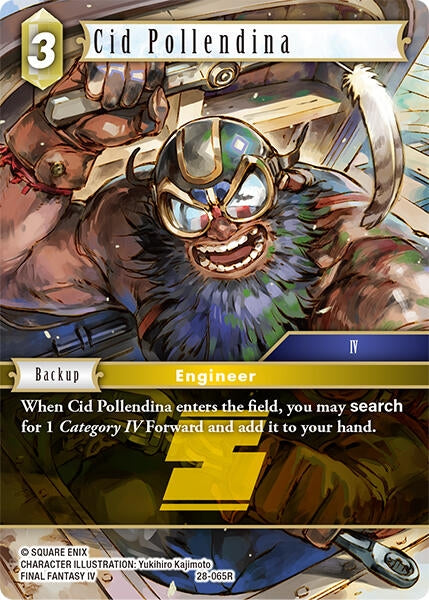 Image for Cid Pollendina (28-065R) (Dreamlike Oceans) - Final Fantasy TCG