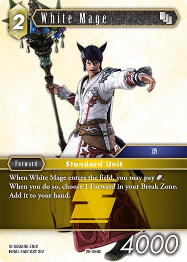 Image for White Mage (28-066C) (Dreamlike Oceans) - Final Fantasy TCG