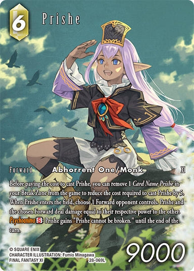 Image for Prishe (Full Art) (28-069L) (Dreamlike Oceans) - Final Fantasy TCG