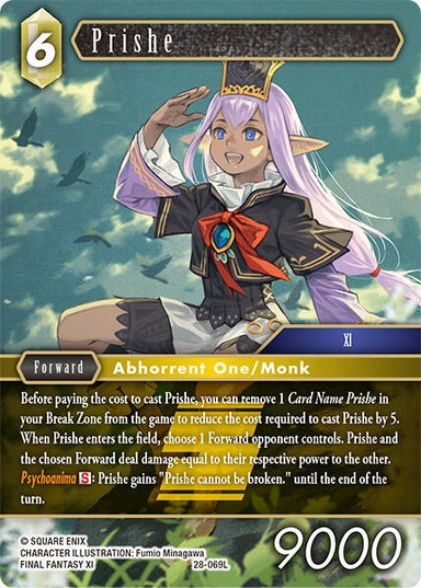 Image for Prishe (28-069L) (Dreamlike Oceans) - Final Fantasy TCG