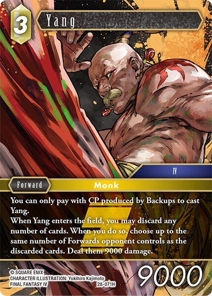 Image for Yang (28-071H) (Dreamlike Oceans) - Final Fantasy TCG