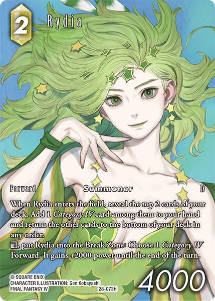 Image for Rydia (Full Art) (073) (28-073H) (Dreamlike Oceans) - Final Fantasy TCG