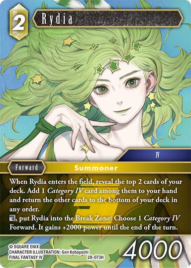 Image for Rydia (073) (28-073H) (Dreamlike Oceans) - Final Fantasy TCG