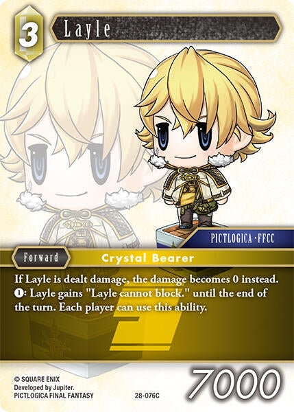 Image for Layle (28-076C) (Dreamlike Oceans) - Final Fantasy TCG
