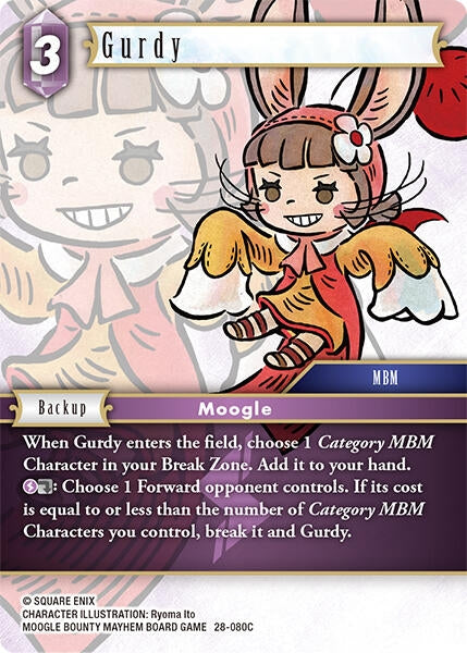 Image for Gurdy (28-080C) (Dreamlike Oceans) - Final Fantasy TCG