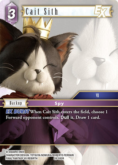 Image for Cait Sith EX (28-082R) (Dreamlike Oceans) - Final Fantasy TCG