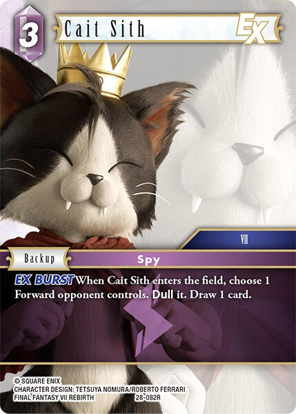 Image for Cait Sith EX (28-082R) (Dreamlike Oceans) - Final Fantasy TCG