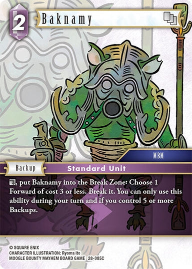 Image for Baknamy (28-085C) (Dreamlike Oceans) - Final Fantasy TCG