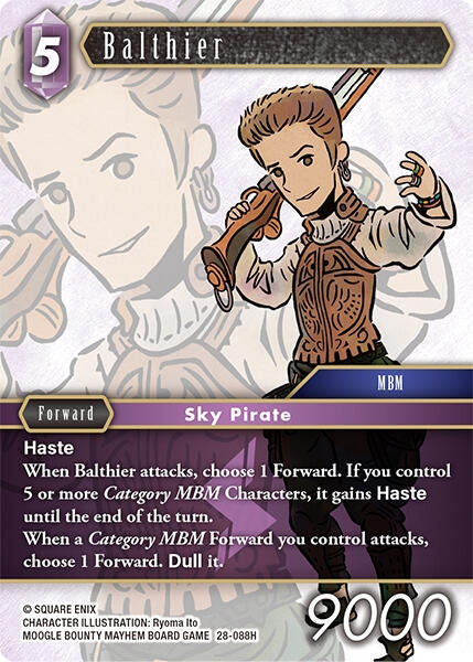 Image for Balthier (28-088H) (Dreamlike Oceans) - Final Fantasy TCG