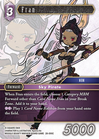 Image for Fran (28-090C) (Dreamlike Oceans) - Final Fantasy TCG