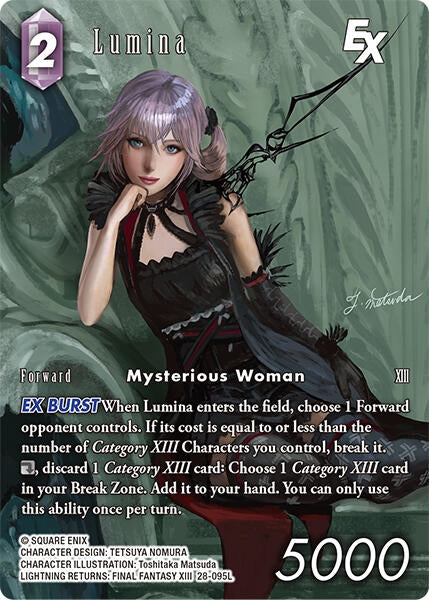 Image for Lumina EX (Full Art) (28-095L) (Dreamlike Oceans) - Final Fantasy TCG