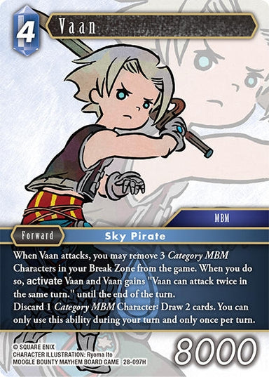 Image for Vaan (28-097H) (Dreamlike Oceans) - Final Fantasy TCG