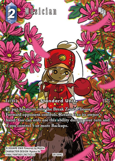 Image for Musician (Full Art) (28-099C) (Dreamlike Oceans) - Final Fantasy TCG