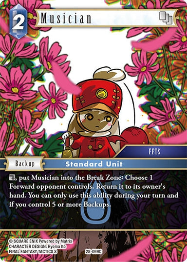 Image for Musician (28-099C) (Dreamlike Oceans) - Final Fantasy TCG