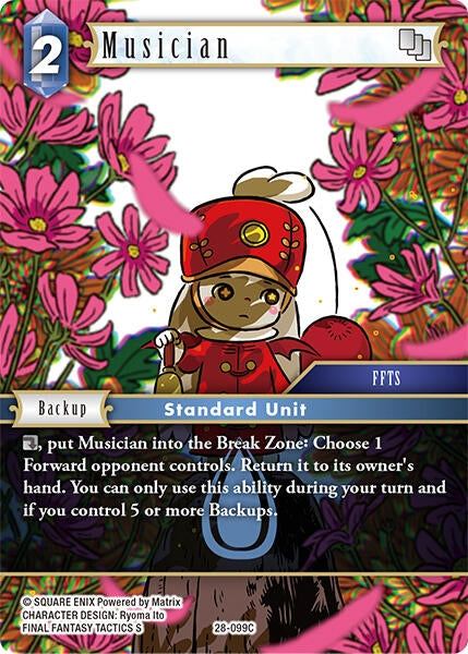 Image for Musician (28-099C) (Dreamlike Oceans) - Final Fantasy TCG