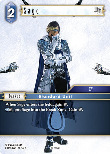 Image for Sage (28-100C) (Dreamlike Oceans) - Final Fantasy TCG