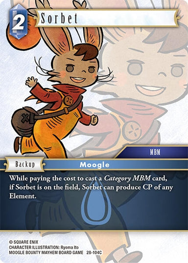 Image for Sorbet (28-104C) (Dreamlike Oceans) - Final Fantasy TCG