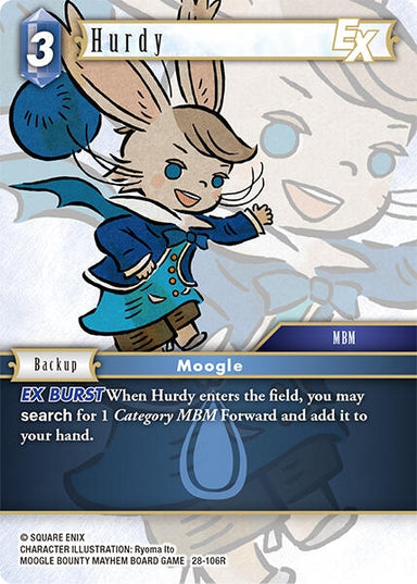 Image for Hurdy EX (28-106R) (Dreamlike Oceans) - Final Fantasy TCG
