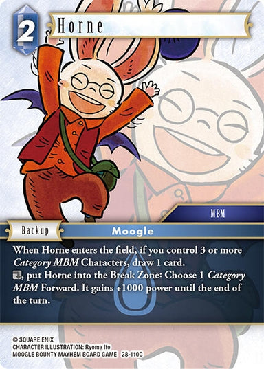 Image for Horne (28-110C) (Dreamlike Oceans) - Final Fantasy TCG