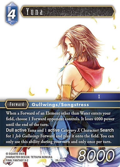 Image for Yuna (28-111H) (Dreamlike Oceans) - Final Fantasy TCG