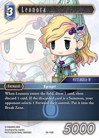 Image for Leonora (28-113R) (Dreamlike Oceans) - Final Fantasy TCG