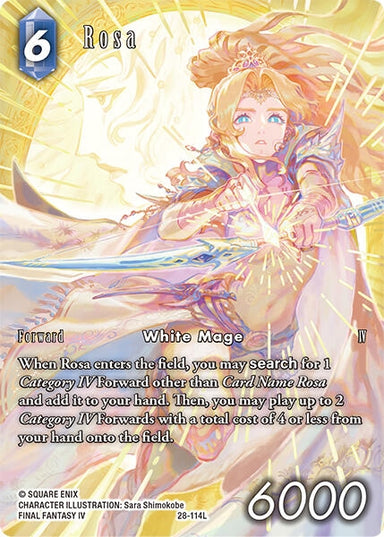 Image for Rosa (Full Art) (28-114L) (Dreamlike Oceans) - Final Fantasy TCG