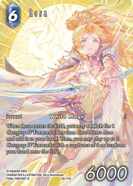Image for Rosa (Full Art) (28-114L) (Dreamlike Oceans) - Final Fantasy TCG