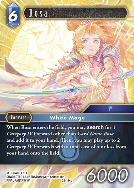 Image for Rosa (28-114L) (Dreamlike Oceans) - Final Fantasy TCG