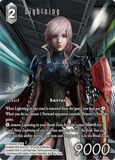 Image for Lightning (Full Art) (28-115L) (Dreamlike Oceans) - Final Fantasy TCG