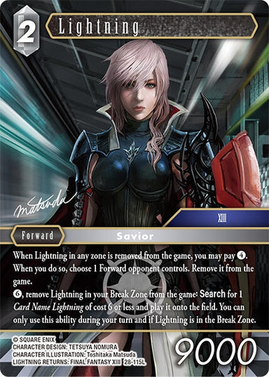 Image for Lightning (115) (28-115L) (Dreamlike Oceans) - Final Fantasy TCG